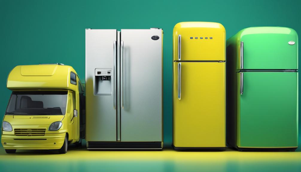 rv refrigerator varieties explained